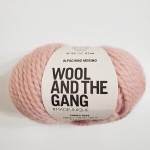 Wool And The Gang Alpachino Merino Baby Alpaca Cameo Rose 100g 110yd Chunky